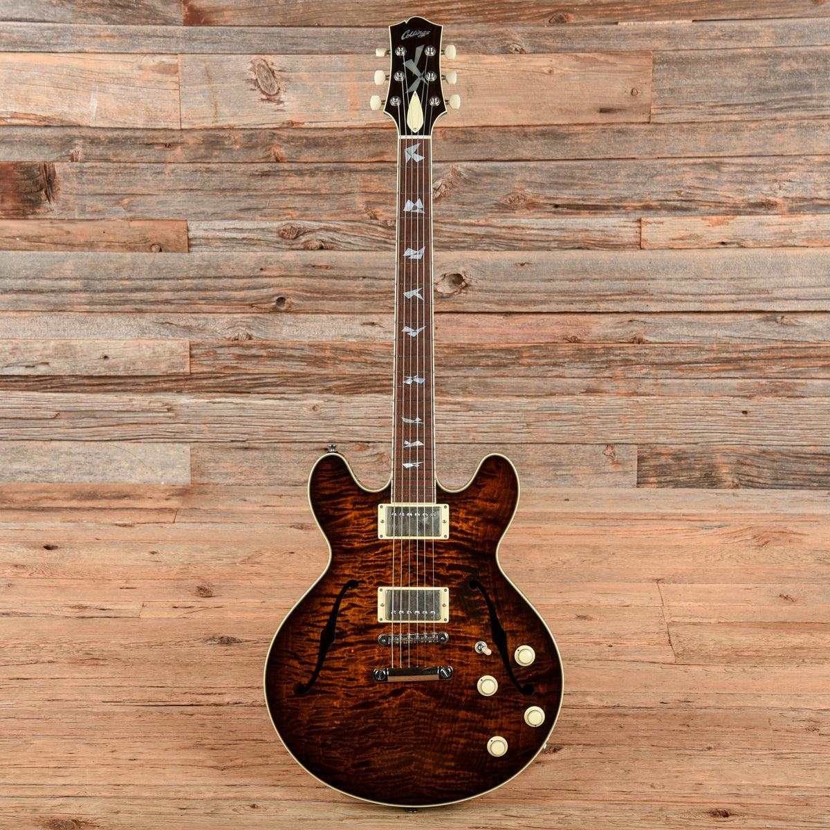 Collings I-35 Deluxe Tigers Eye Burst 2024 - View 4 | MusicMarket