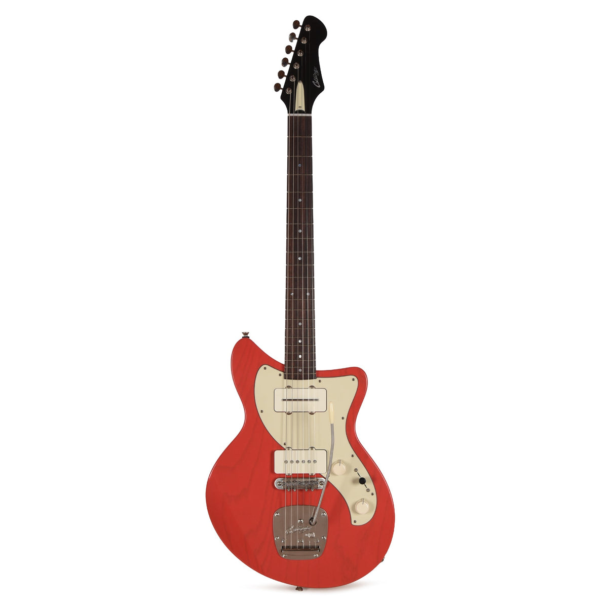 Collings 71M Offset Antiqued Fiesta Red w/Mastery - View 4 | MusicMarket