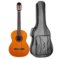 Cordoba C5 Left Handed Cedar & Mahogany Classical Guitar Bundle w/ Cordoba Classical Guitar Gig Bag Full Size -