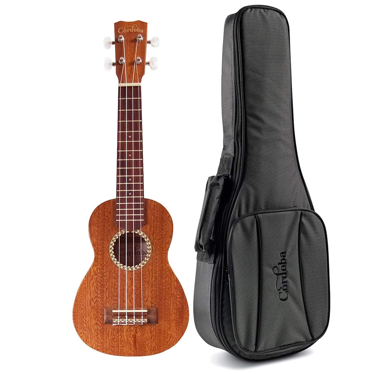 Cordoba 20SM Soprano Ukulele Solid Mahogany Top Bundle W/Gig Bag - MusicMarket