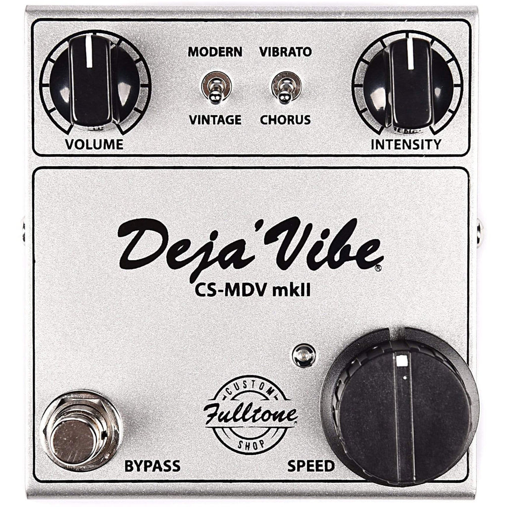 Fulltone CS-MDV mkII Custom Shop Mini Dejavibe Effects Pedal - View 2 | MusicMarket