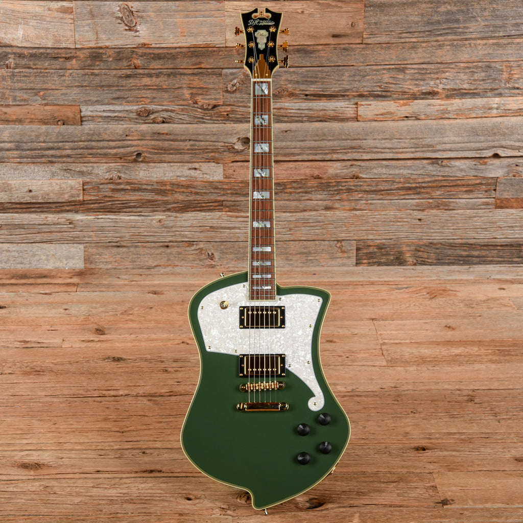 D'Angelico Ludlow Deluxe Hunter Green 2018 - View 4 | MusicMarket