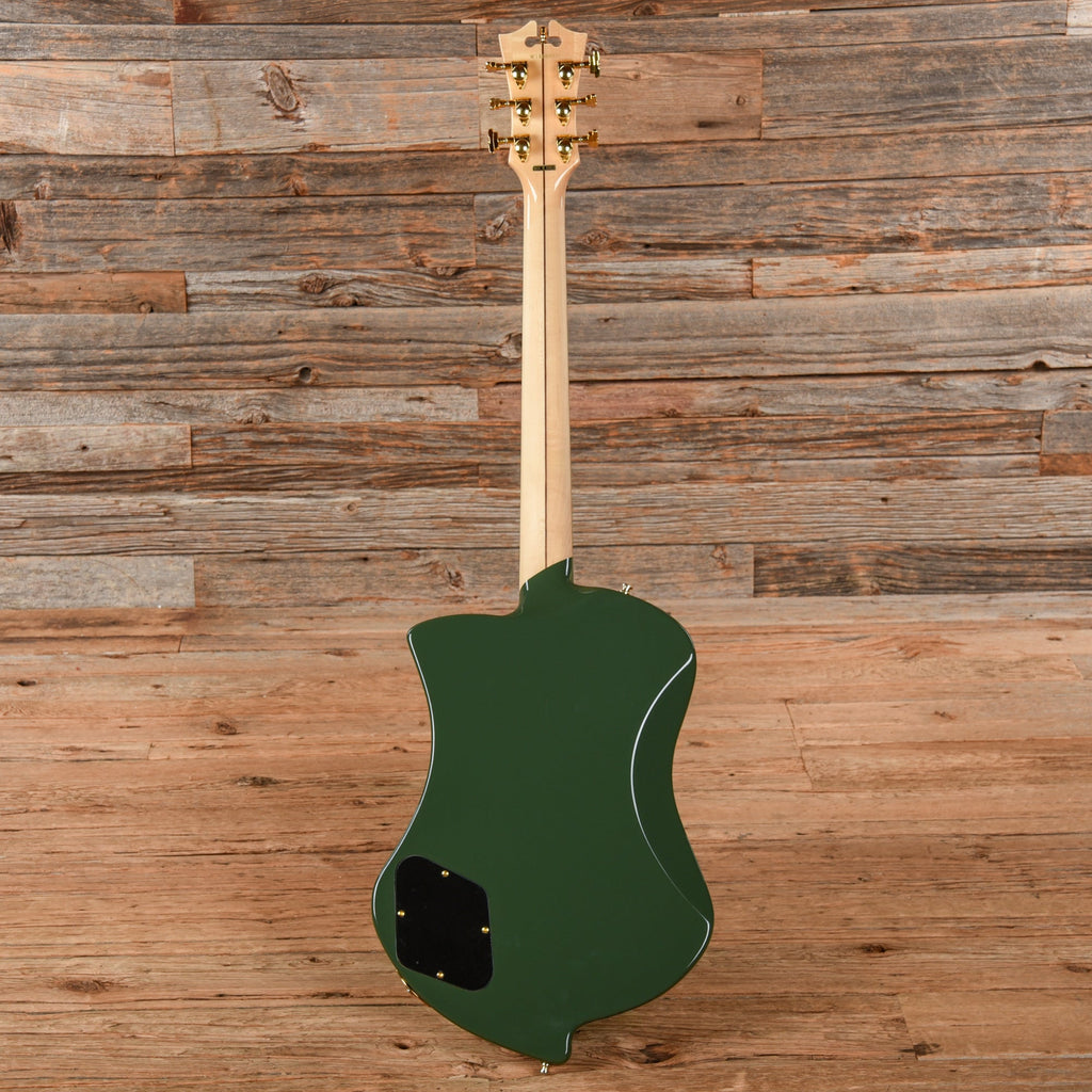 D'Angelico Ludlow Deluxe Hunter Green 2018 - View 5 | MusicMarket