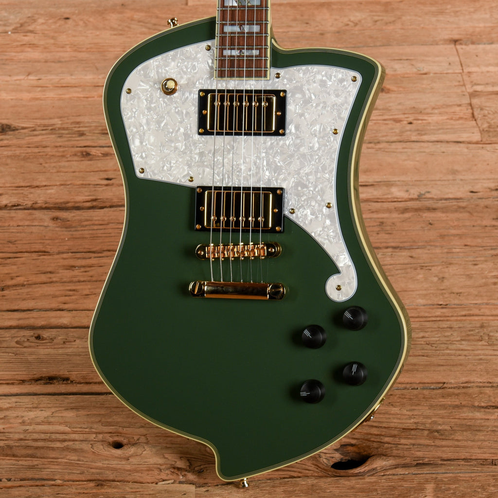 D'Angelico Ludlow Deluxe Hunter Green 2018 - View 2 | MusicMarket