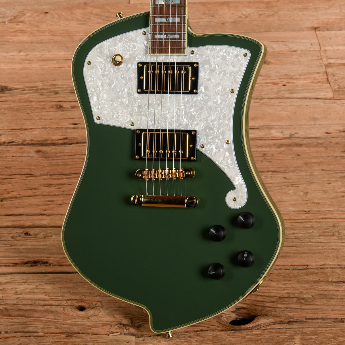 D'Angelico Ludlow Deluxe Hunter Green 2018 - View 2 | MusicMarket