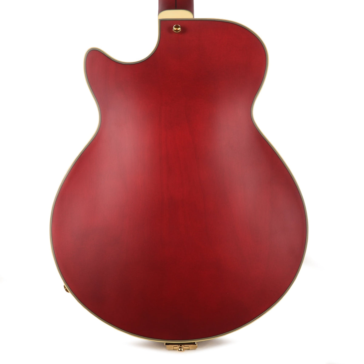 D'Angelico Deluxe Bobby Weir 3 Semi-Hollow Satin Trans Wine - View 3 | MusicMarket
