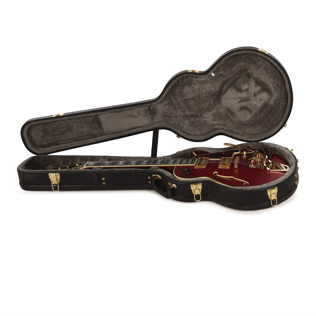 D'Angelico Deluxe Bobby Weir 3 Semi-Hollow Satin Trans Wine - View 8 | MusicMarket