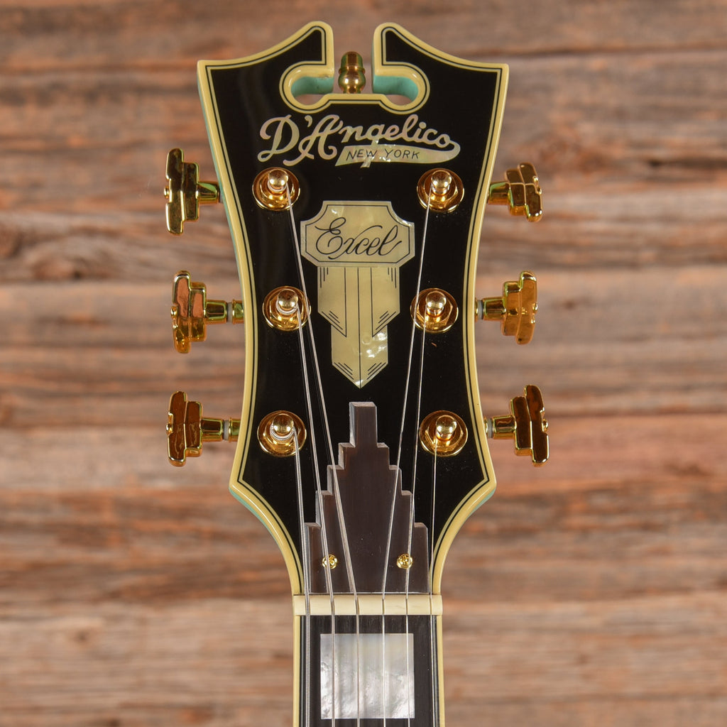 D'Angelico Excel Shoreline Semi-Hollow w/ Bigsby Surf Green 2017 - View 6 | MusicMarket