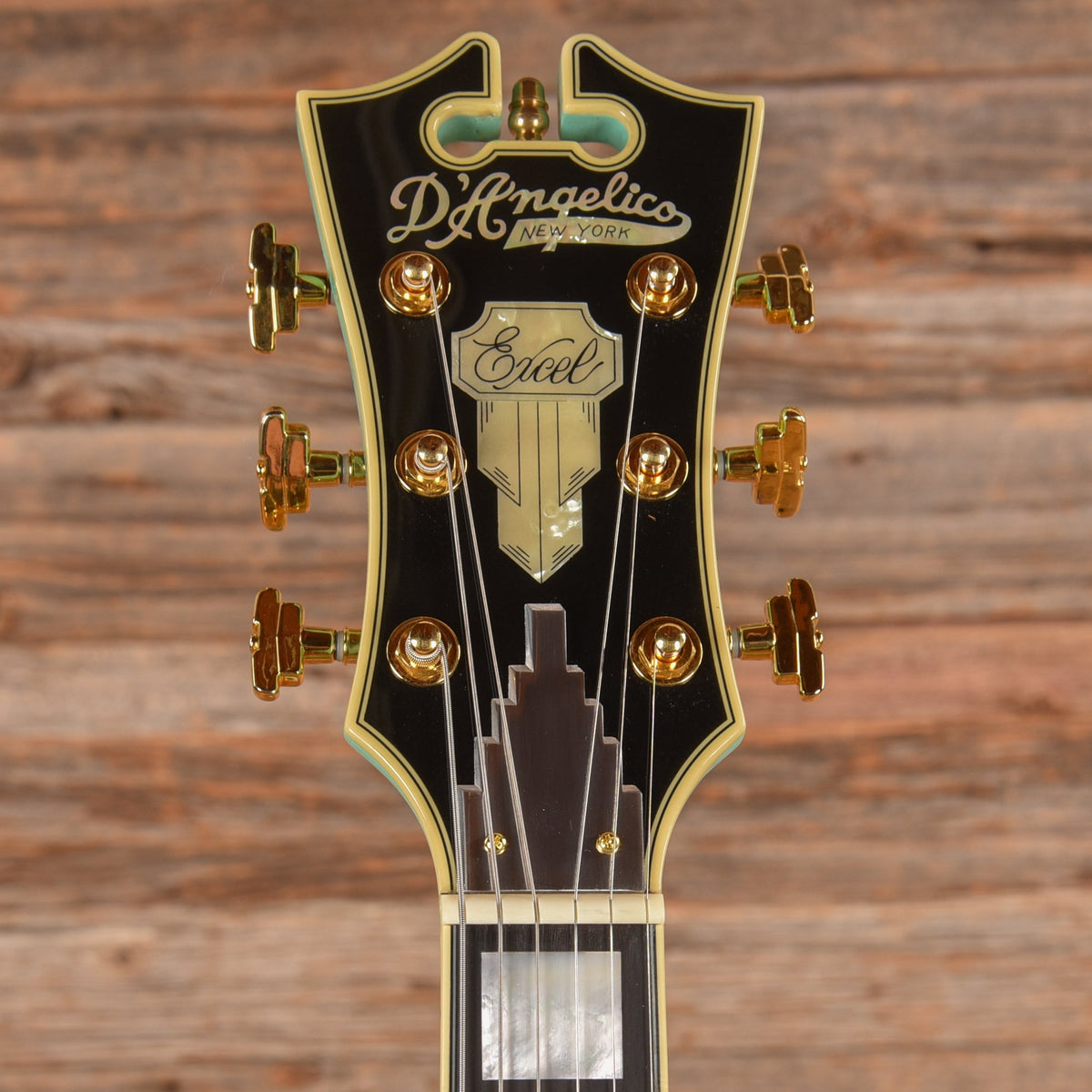 D'Angelico Excel Shoreline Semi-Hollow w/ Bigsby Surf Green 2017 - View 6 | MusicMarket