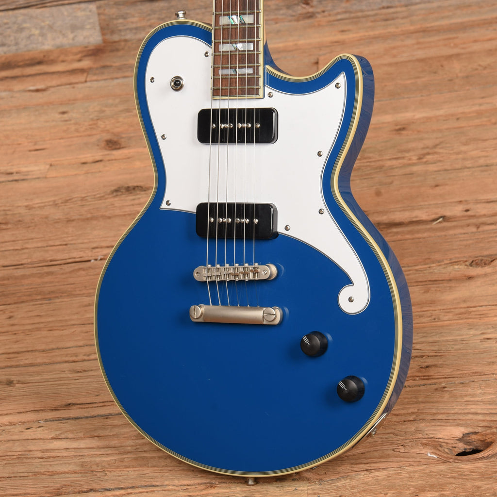 D'Angelico Deluxe Atlantic Sapphire Blue 2021 - View 2 | MusicMarket