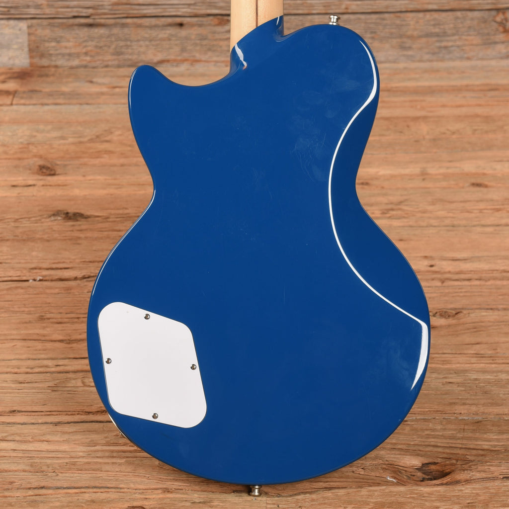 D'Angelico Deluxe Atlantic Sapphire Blue 2021 - View 3 | MusicMarket
