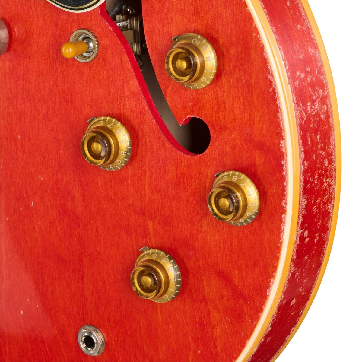 Gibson Custom Shop Murphy Lab 1958 ES-335 Heavy Aged Semi-Hollowbody Electric Guitar - Watermelon - View 10 |