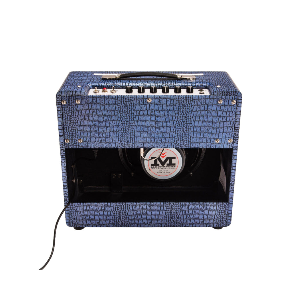 Magnatone Super Fifteen 1x12-Inch Tube Guitar Combo Amplifier - Blue - View 5 | MusicMarket