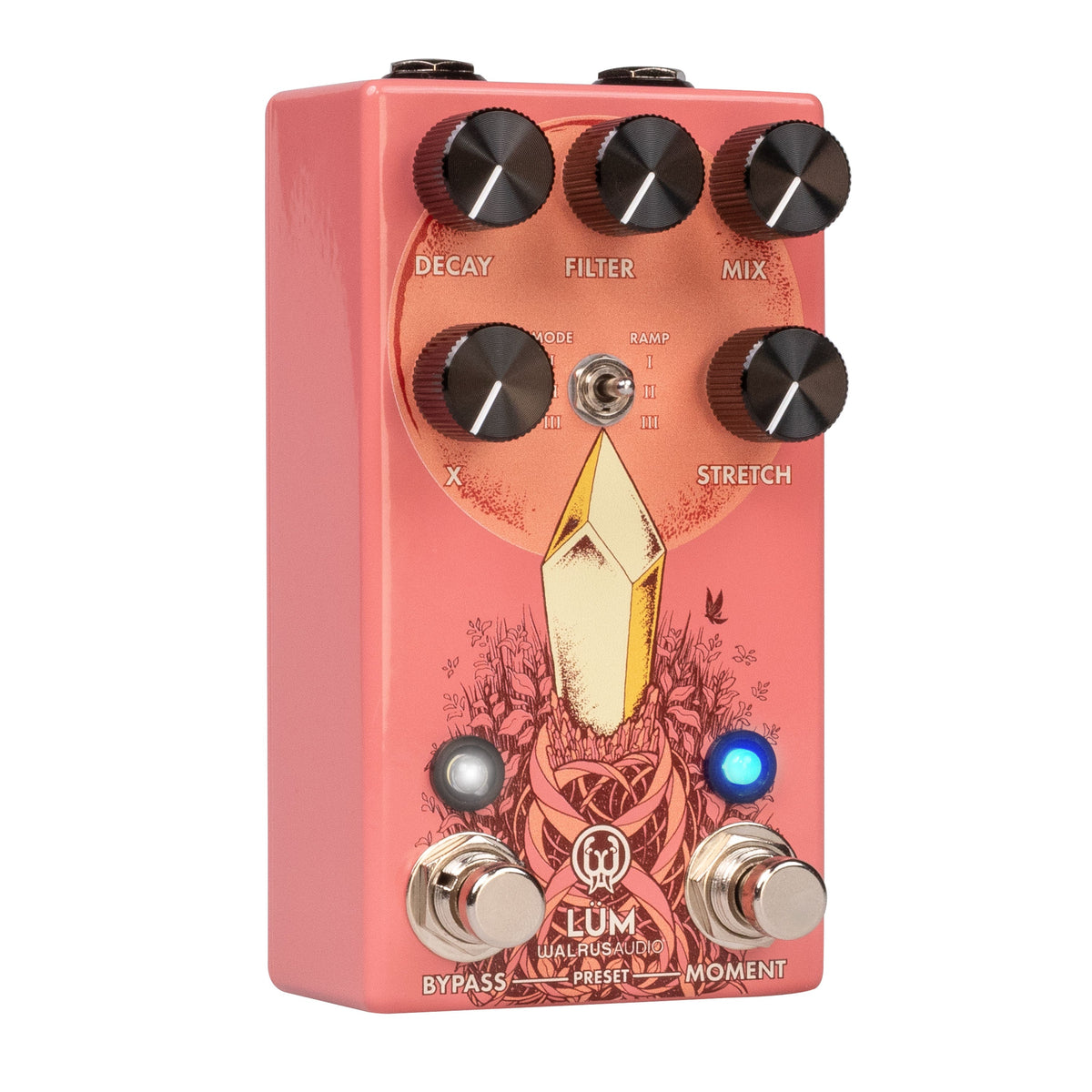 Walrus Audio Lüm Texture Engine Ambient Guitar Effects Pedal - Guava - View 2 | MusicMarket