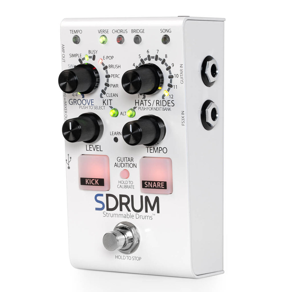 Digitech SDrum Strummable Drums Guitar Effects Pedal - View 3 | MusicMarket