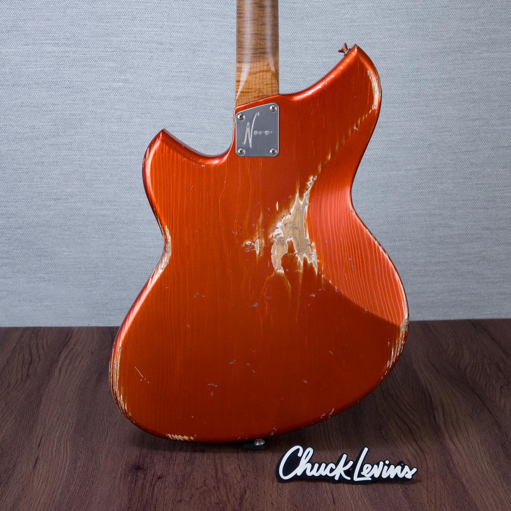 Novo Guitars Limited Edition Serus P2 Electric Guitar - Candy Apple Orange - #26627 - View 5 | MusicMarket