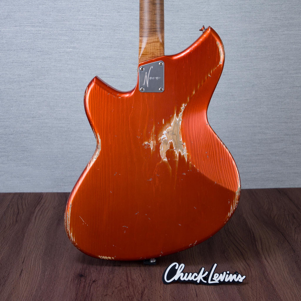 Novo Guitars Limited Edition Serus P2 Electric Guitar - Candy Apple Orange - #26627 - View 5 | MusicMarket