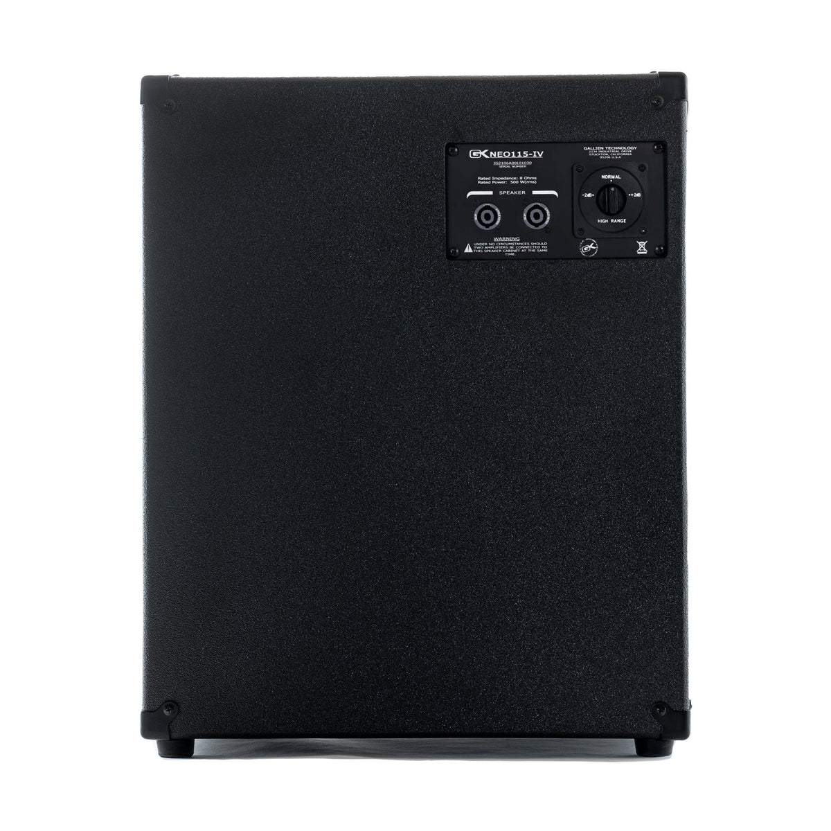 Gallien-Krueger Neo IV 1x15-Inch 500-Watt Bass Amplifier Cabinet - View 4 | MusicMarket