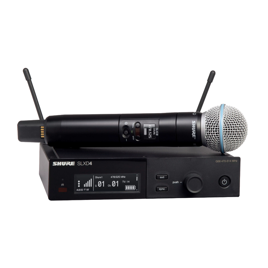Shure SLXD24/B58 Wireless Microphone System - G58 Band - MusicMarket