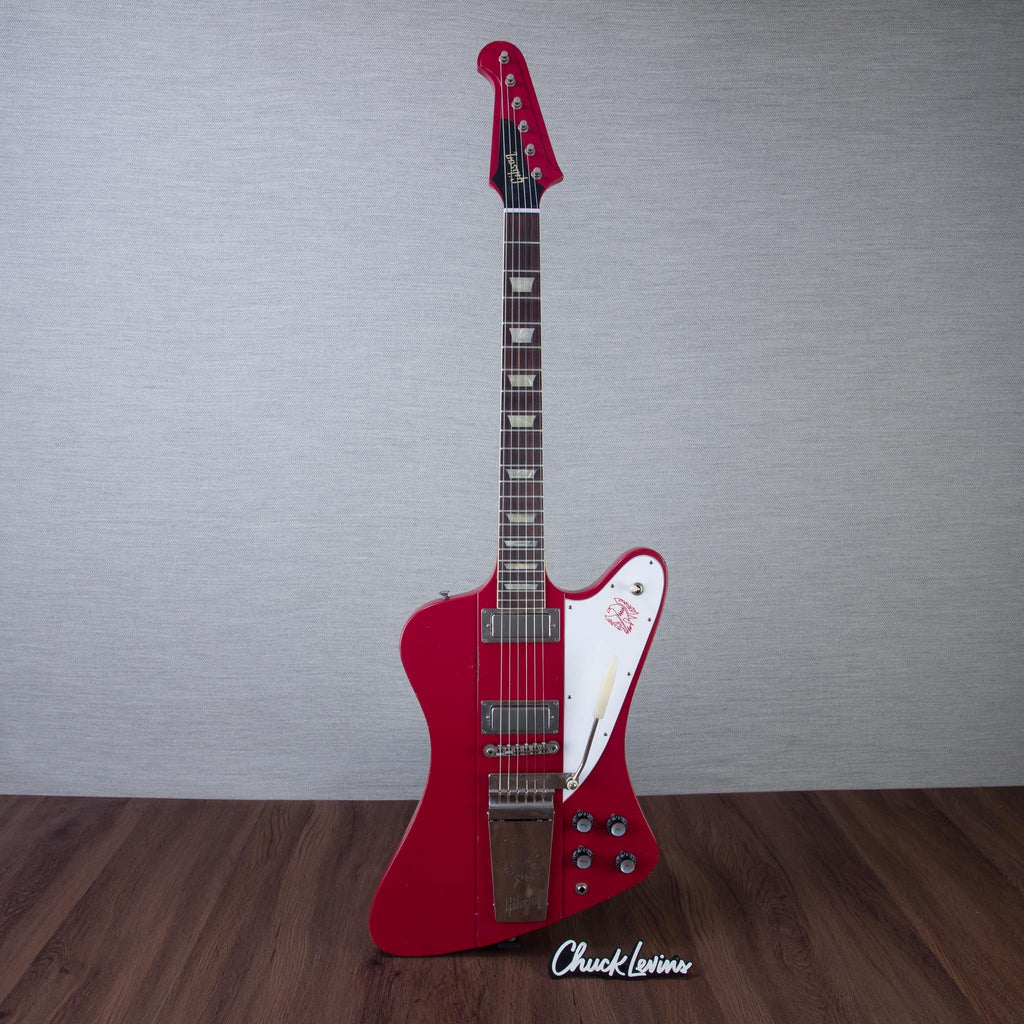 Gibson Custom Shop Murphy Lab 1963 Firebird V With Maestro Vibrola Electric Guitar - Light Aged Cardinal Red -