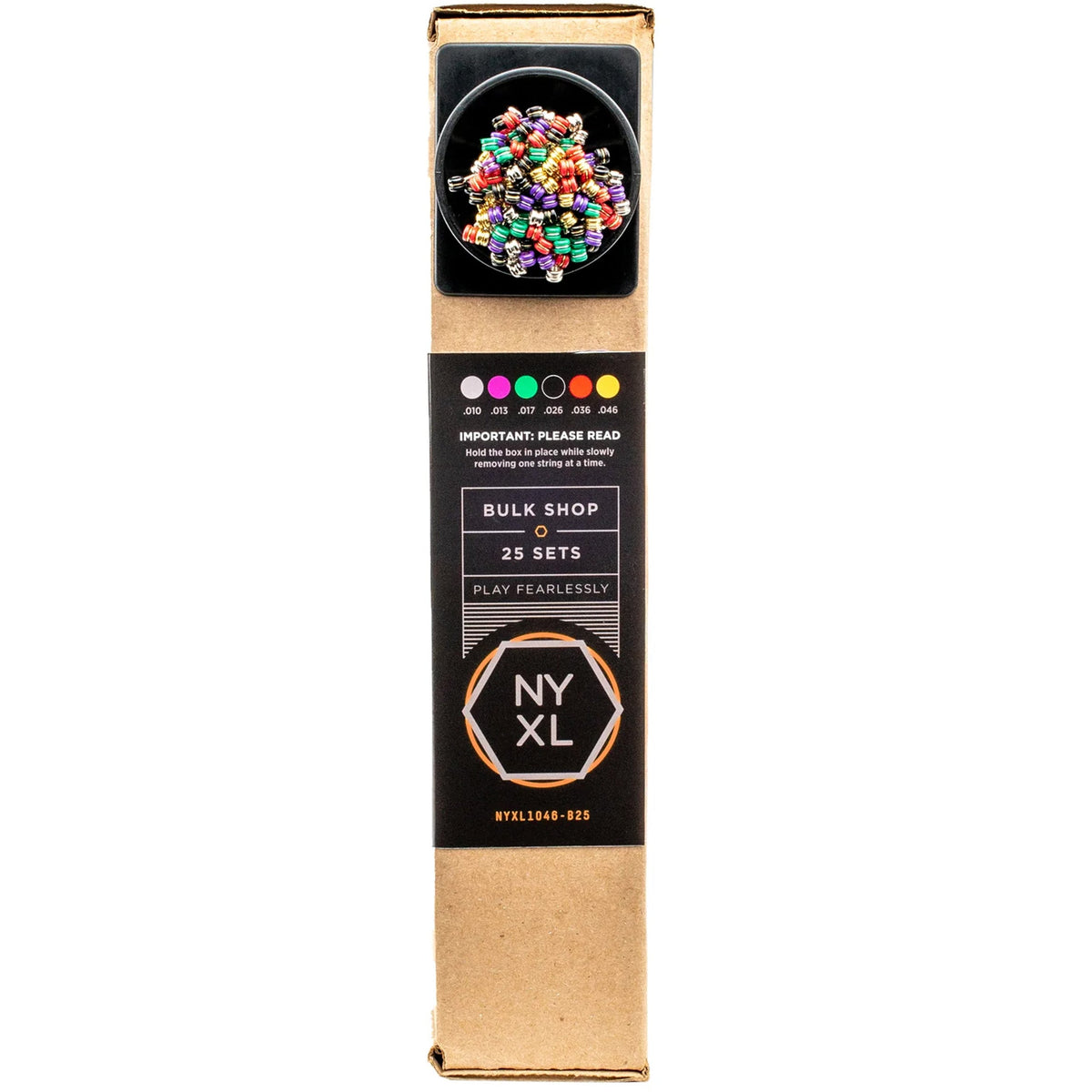 D'Addario NYXL Electric Guitar String Bulk 25-Pack - 6-String 10-46 Light - MusicMarket