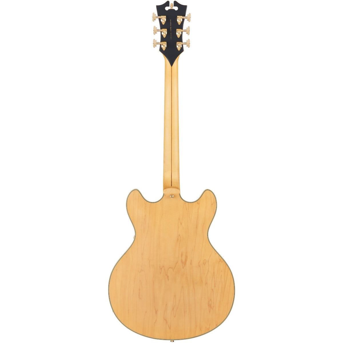 D'Angelico Deluxe DC Semi-hollowbody Electric Guitar - Satin Honey - View 3 | MusicMarket