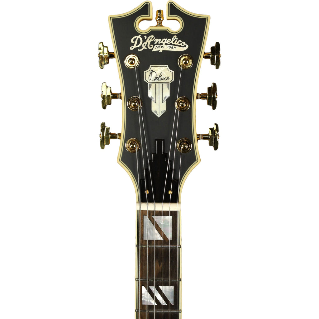 D'Angelico Deluxe DC Semi-hollowbody Electric Guitar - Satin Honey - View 5 | MusicMarket