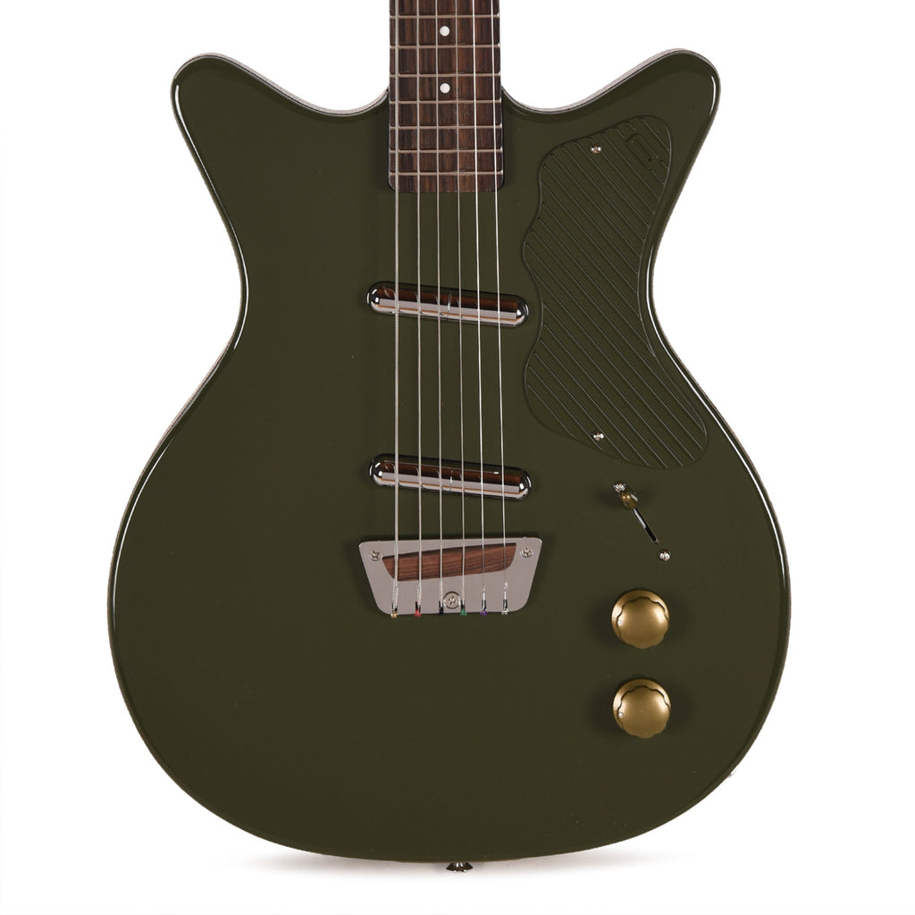 Danelectro Dan O. Cool Baritone Electric Guitar Green - View 2 | MusicMarket