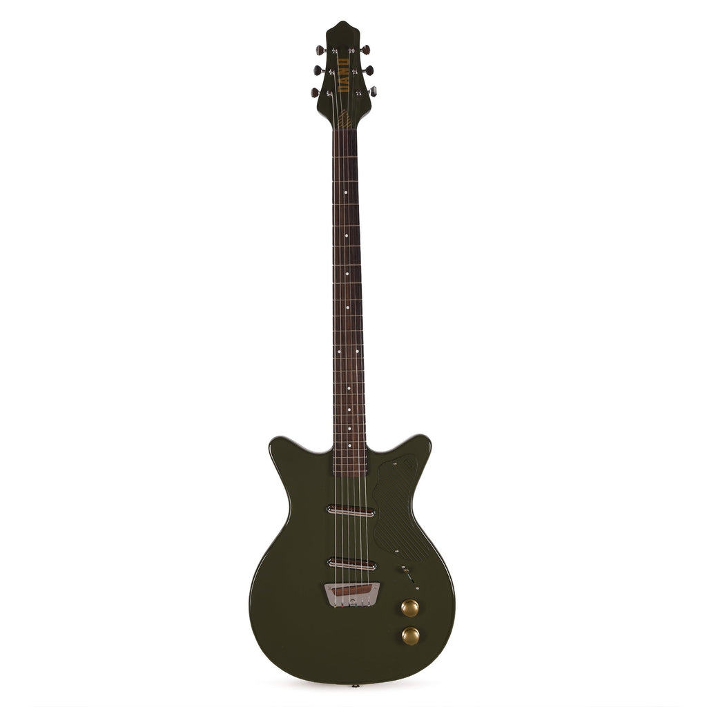Danelectro Dan O. Cool Baritone Electric Guitar Green - View 4 | MusicMarket