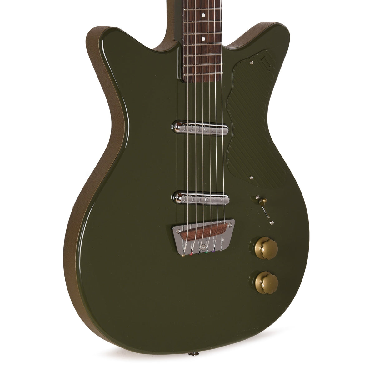 Danelectro Dan O. Cool Baritone Electric Guitar Green - MusicMarket