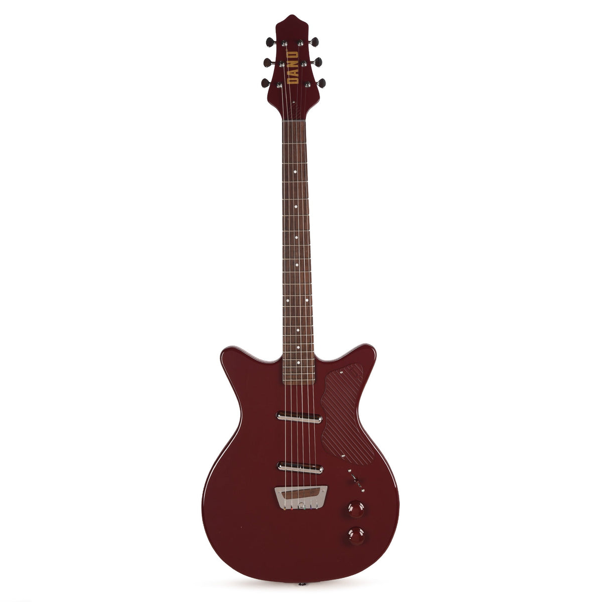 Danelectro Dan O. Cool Electric Guitar Maroon - View 4 | MusicMarket