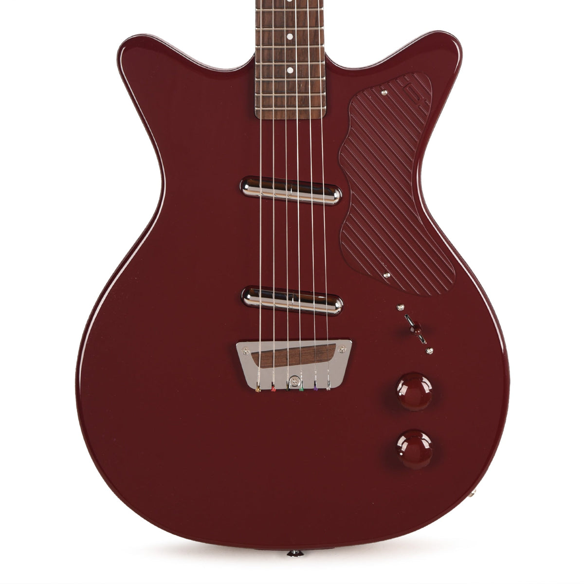 Danelectro Dan O. Cool Electric Guitar Maroon - View 2 | MusicMarket