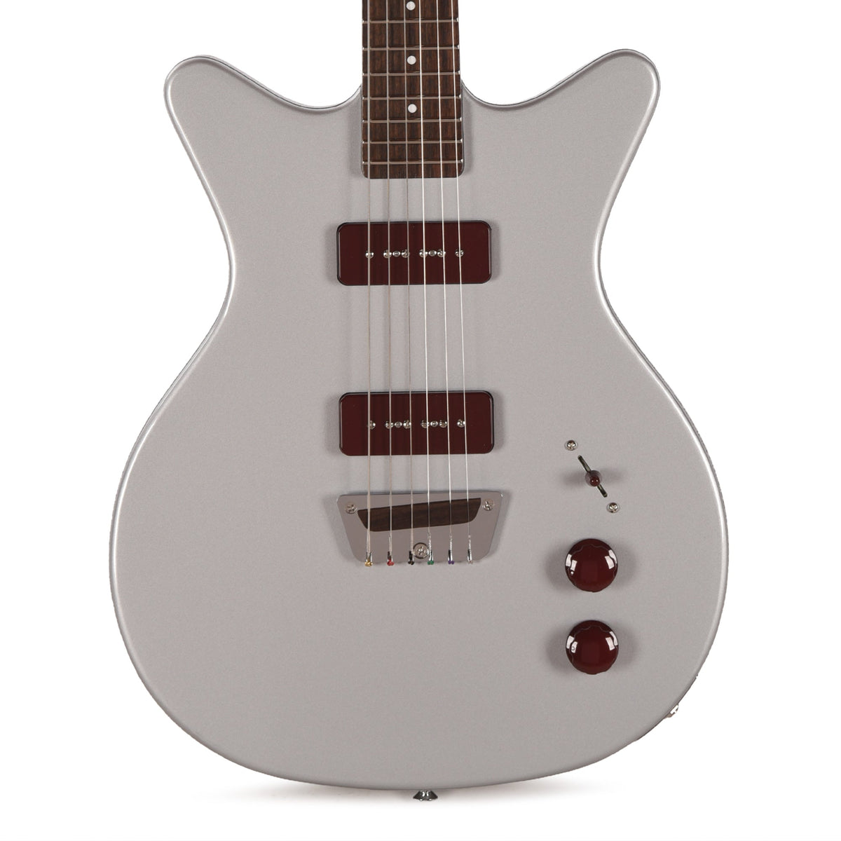 Danelectro Dan O. Mano Electric Guitar Silver - View 2 | MusicMarket