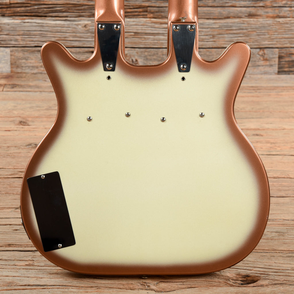 Danelectro Doubleneck Copper Burst Partial Refin 1965 - View 2 | MusicMarket