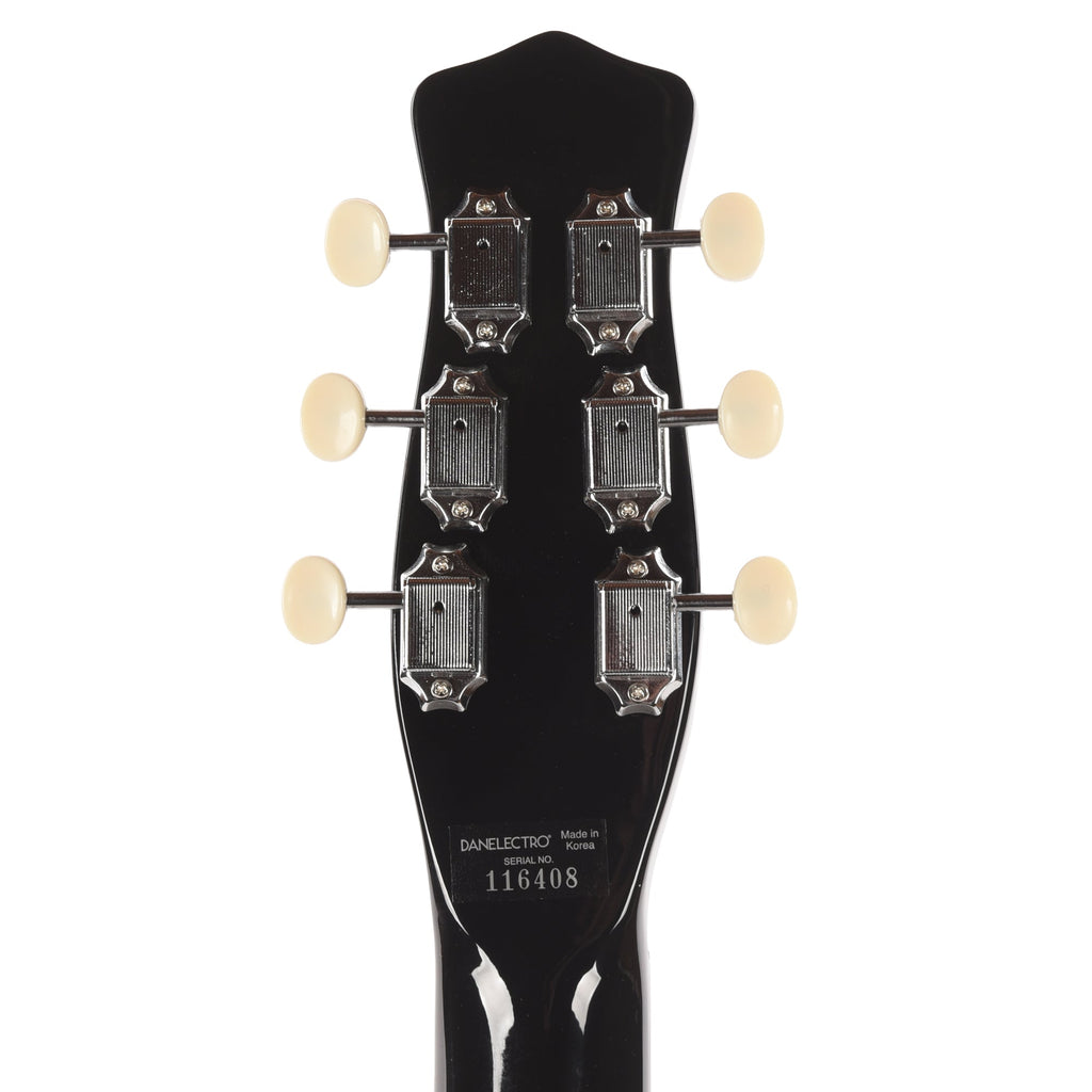 Danelectro PB Special Semi-Hollowbody Electric Guitar Black - View 7 | MusicMarket