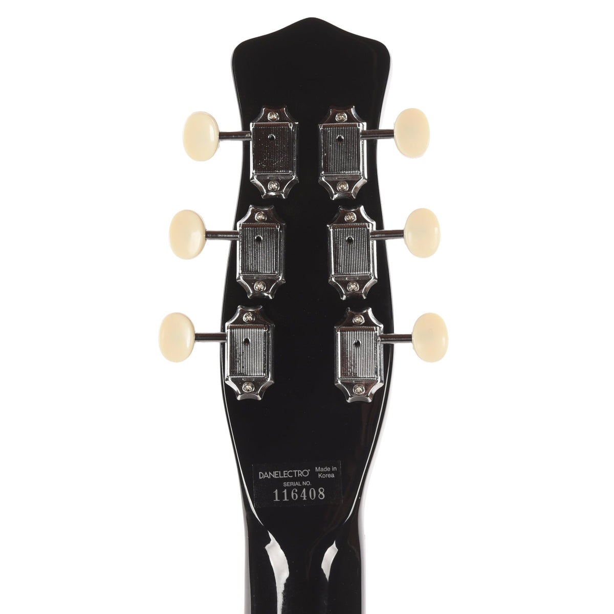 Danelectro PB Special Semi-Hollowbody Electric Guitar Black - View 7 | MusicMarket