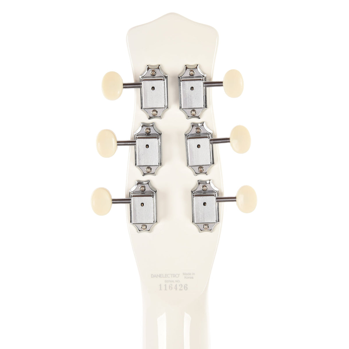 Danelectro PB Special Semi-Hollowbody Electric Guitar White - View 7 | MusicMarket