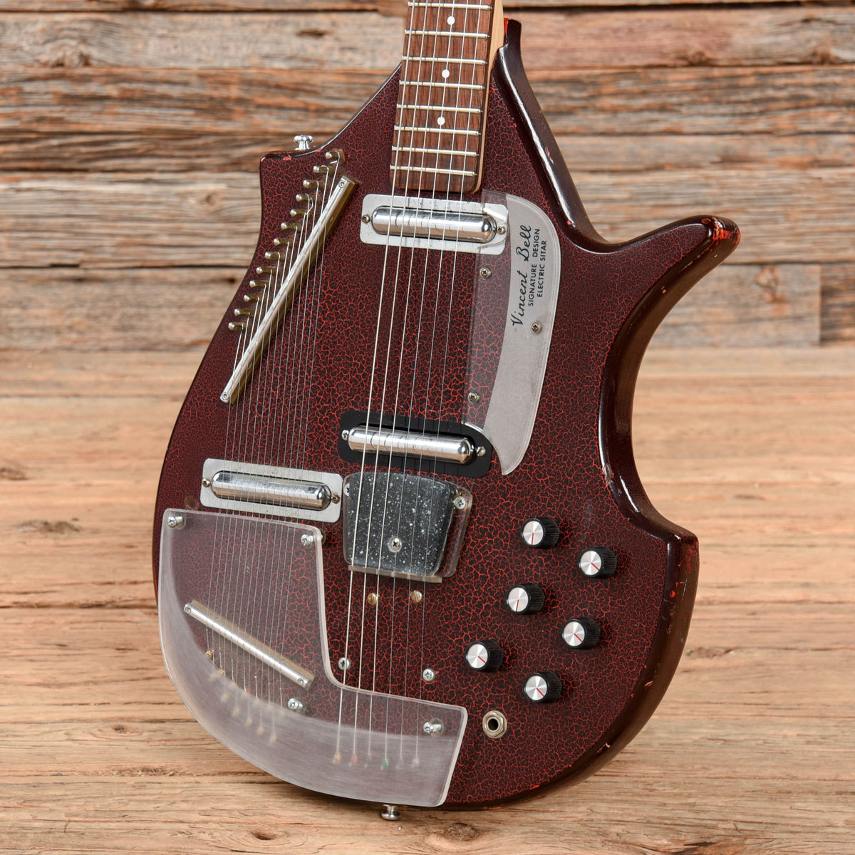 Danelectro Vincent Bell Coral Electric Sitar 1960s - View 2 | MusicMarket