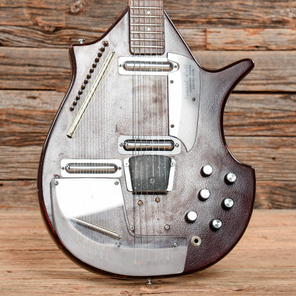Danelectro Vincent Bell Coral Electric Sitar 1960s - View 8 | MusicMarket