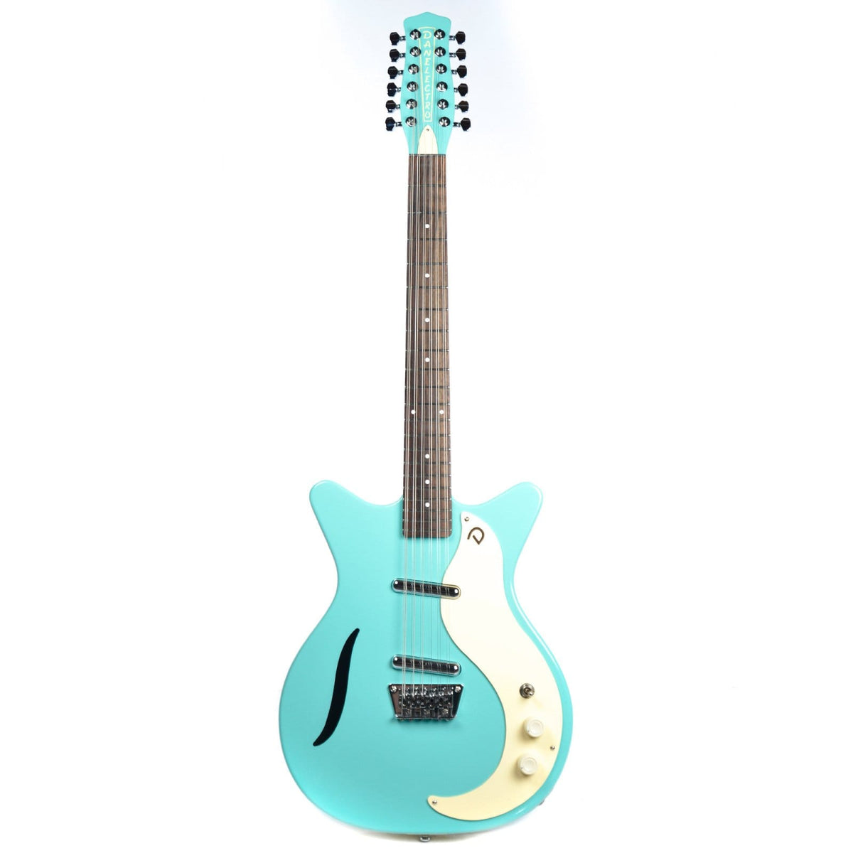 Danelectro Vintage 12 String Aqua - View 4 | MusicMarket