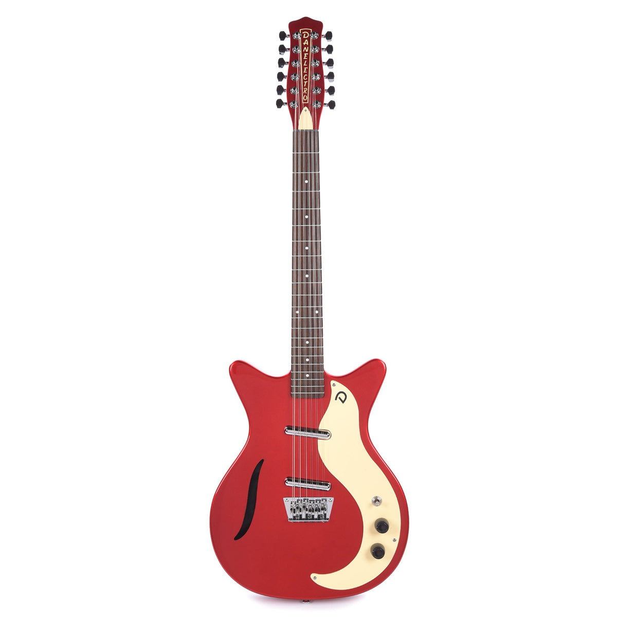 Danelectro '59 Vintage 12 String Red Metallic - View 4 | MusicMarket