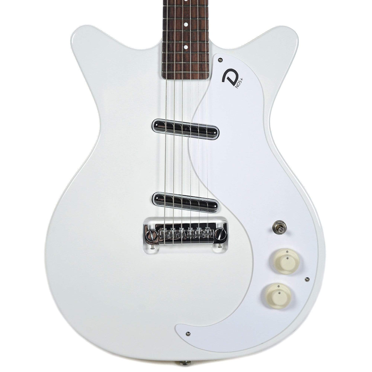 Danelectro '59M NOS Plus Double Cutaway Outa-Sight White - MusicMarket