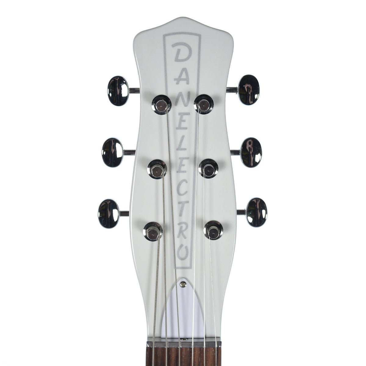 Danelectro '59M NOS Plus Double Cutaway Outa-Sight White - View 6 | MusicMarket