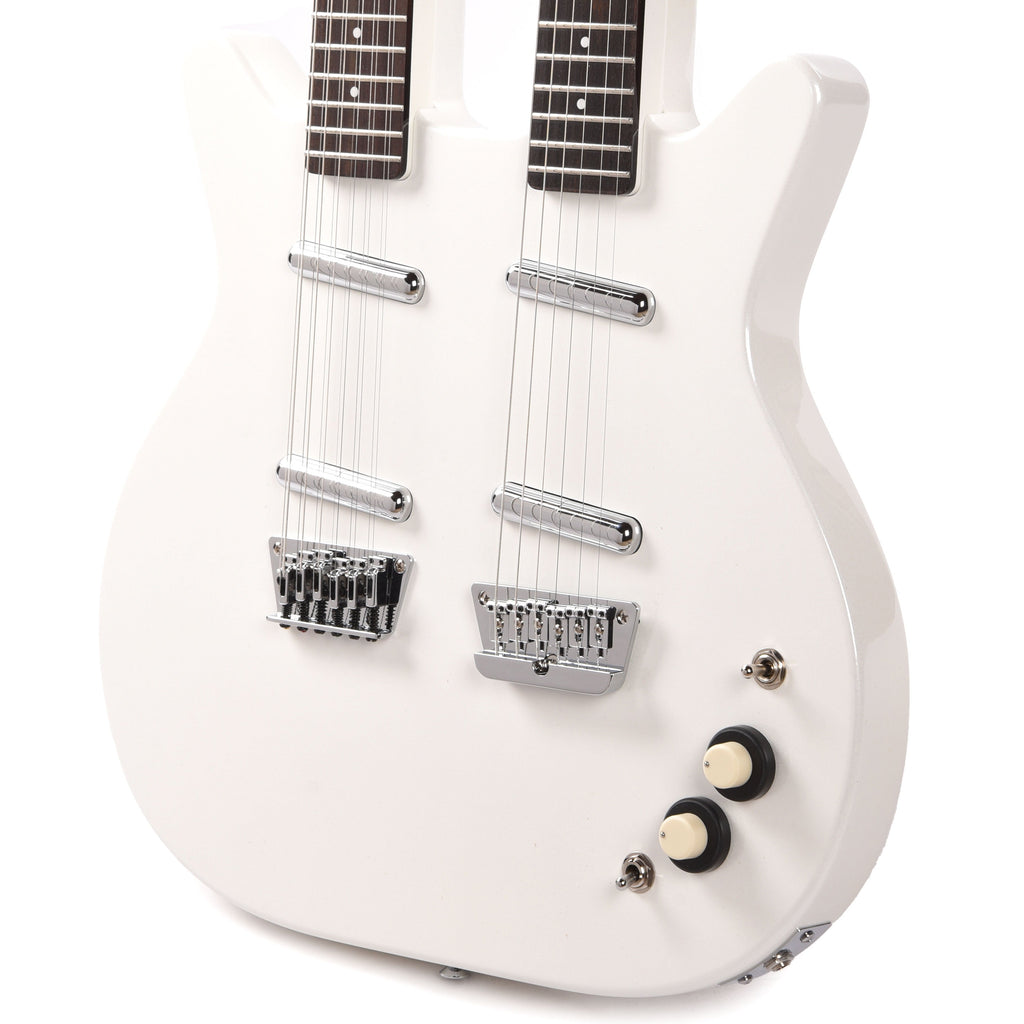 Danelectro Doubleneck 6/12 White Pearl - View 2 | MusicMarket