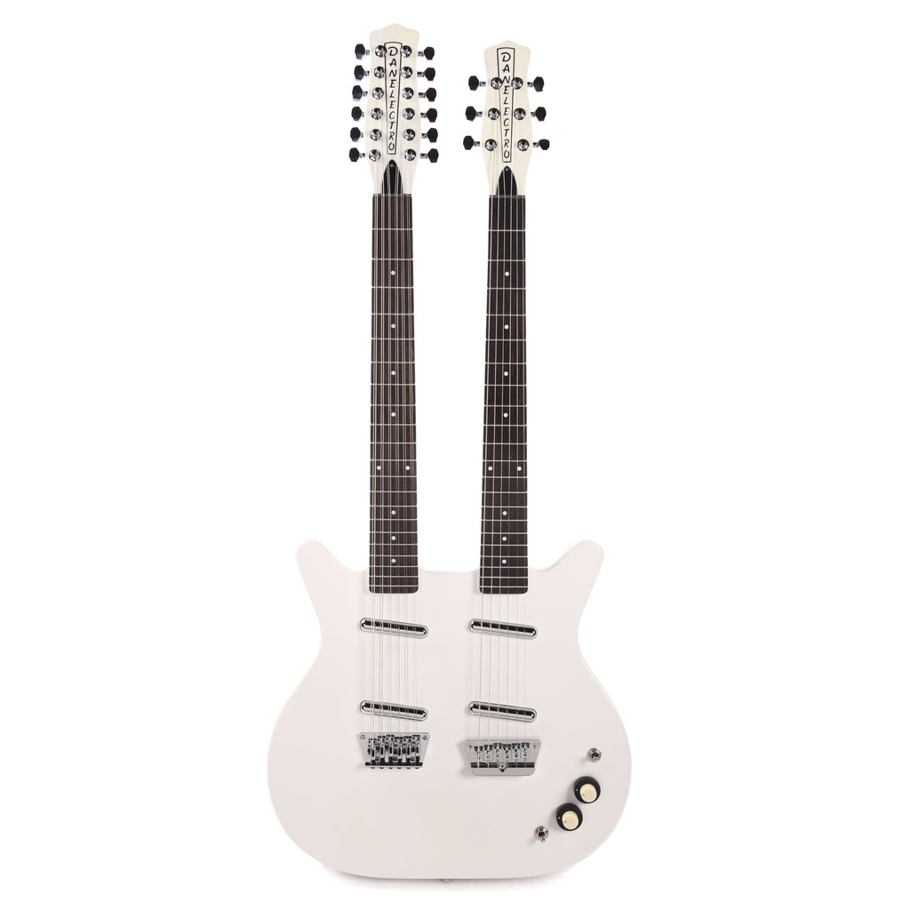 Danelectro Doubleneck 6/12 White Pearl - View 4 | MusicMarket