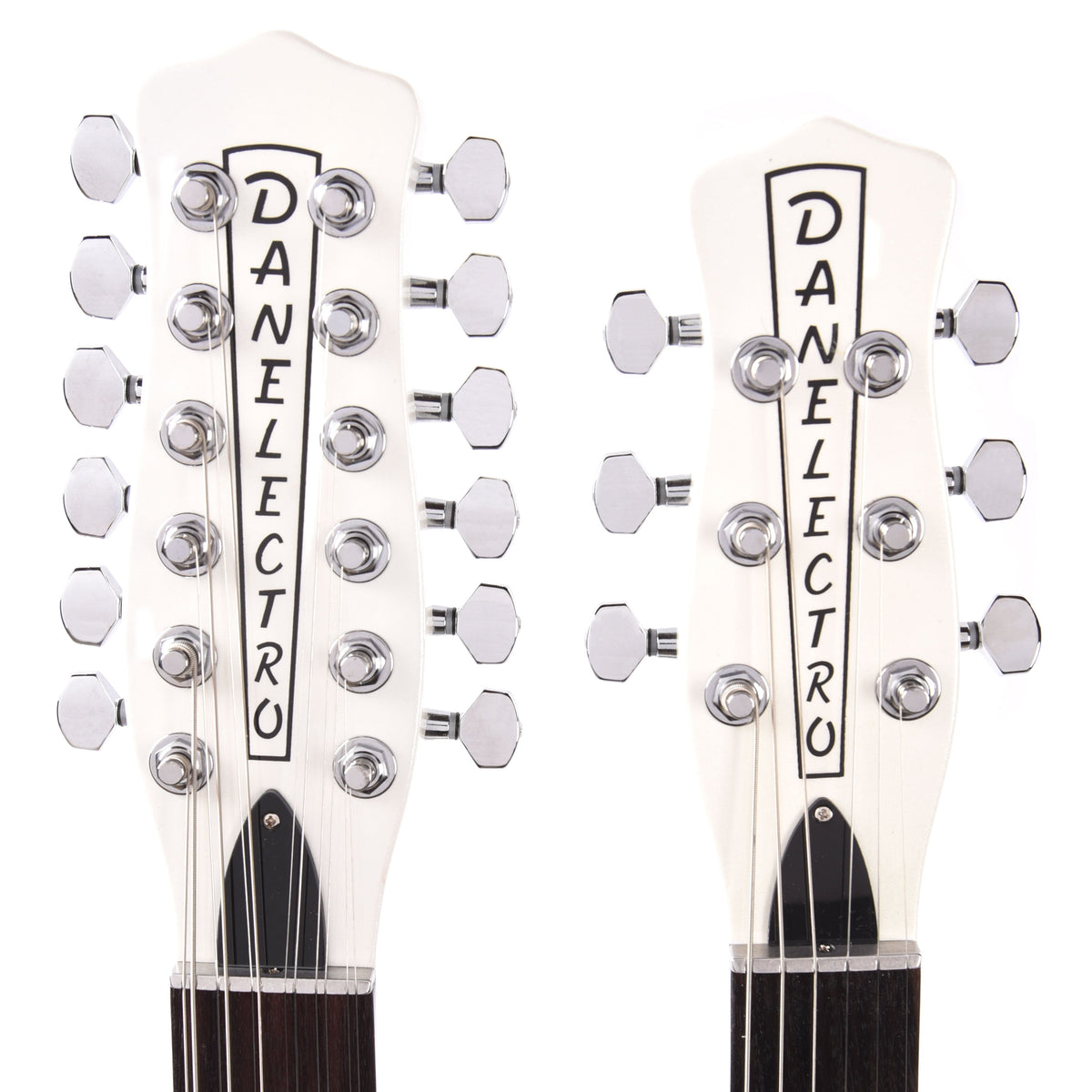 Danelectro Doubleneck 6/12 White Pearl - View 5 | MusicMarket