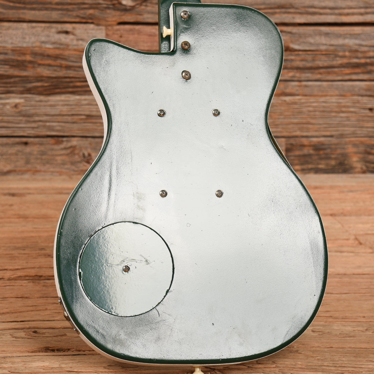 Danelectro U-2 Green Refin 1950s - View 9 | MusicMarket
