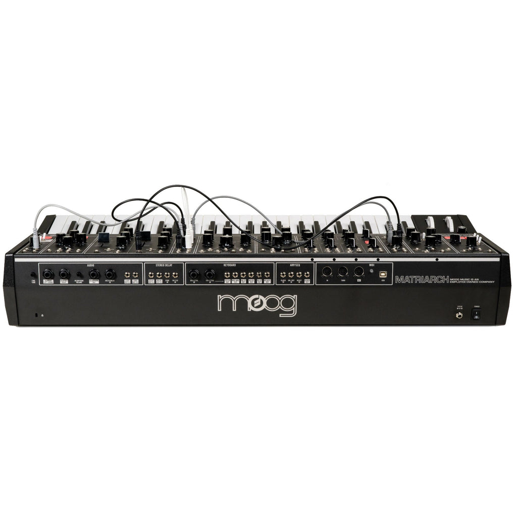 Moog Matriarch 4-Note Paraphonic Analog Synthesizer, Dark Edition - View 10 | MusicMarket