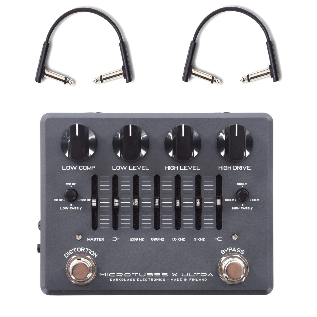 Darkglass Microtubes Ultra Pedal w/RockBoard Flat Patch Cables Bundle - MusicMarket