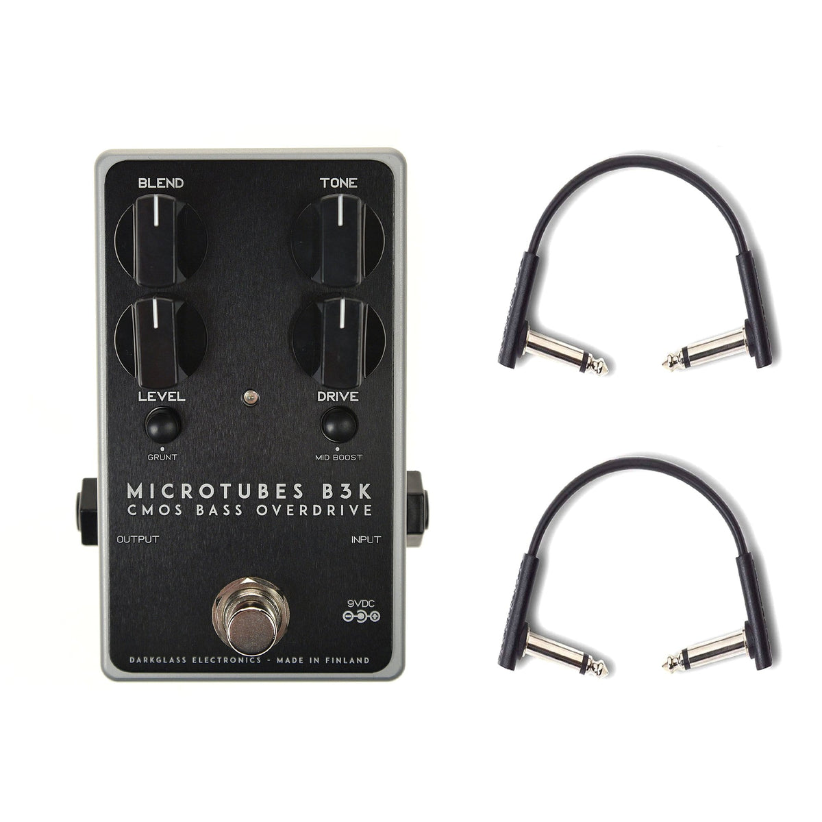Darkglass Electronics Microtubes B3K Overdrive v2 w/RockBoard Flat Patch Cables Bundle - MusicMarket
